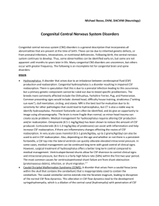 Congenital CNS Proceedings - Caloosa Veterinary Medical