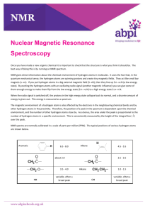 NMR Task - ABPI - Resources for Schools
