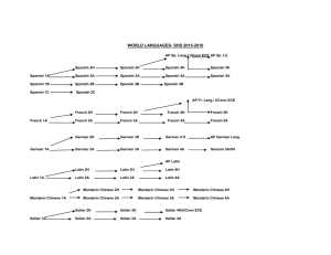 world languages course sequence 2015