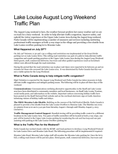 Lake Louise August Long Weekend Traffic Plan The August Long