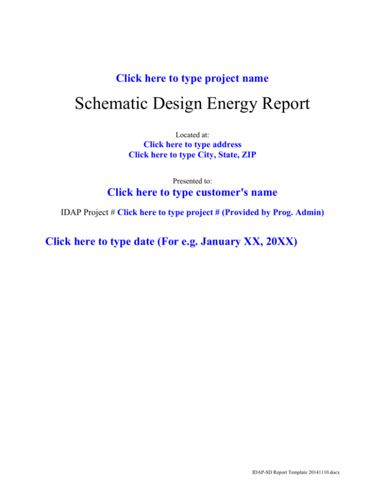 What Is A Schematic Design Report Design Talk