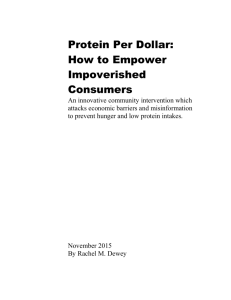 Protein Per Dollar: White Paper