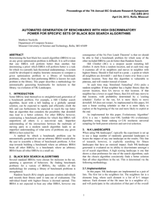 Automated Generation of Benchmarks with High Discriminatory