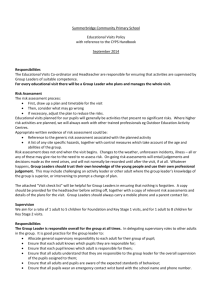 Educational Visits Policy - Summerbridge Community Primary School