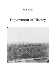 Fall 2012 - University of Massachusetts Amherst