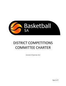 District Competitions Committee Charter