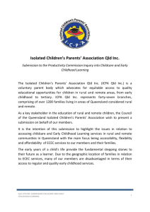 Isolated Children*s Parents Association (Qld)
