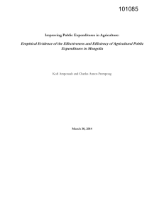 Annex 4. Agriculture sector subsidies by subsector