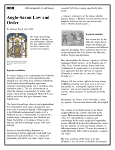 Anglo-Saxon Law and Order - Phoenix Union High School District