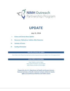 NIMH Update 7-15-14