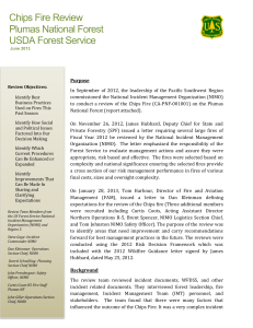 Chips Fire Review - USDA Forest Service