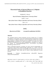 Theoretical Study of Solvent Effects on 1,3