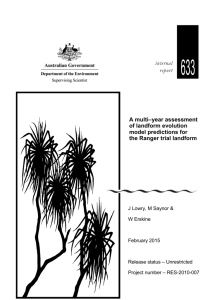 A multi*year assessment of landform evolution model predictions for