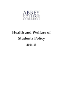 Welfare of Students