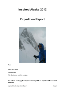 Expedition Report - The British Mountaineering Council