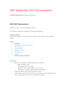 CMS Masterclass 2014 Documentation