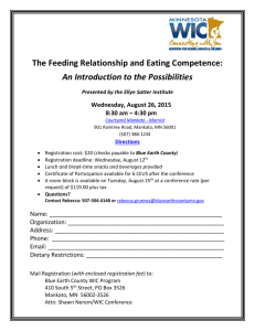The Feeding Relationship and Eating Competencies