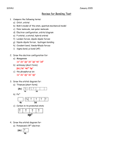 Answers to Bonding Review January 2015