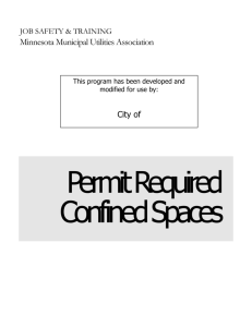 Permit Required Confined - League of Minnesota Cities