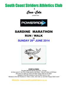 Powerade Sardine Marathon Entry Form
