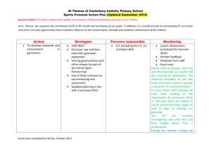 Sports Premium Action Plan 2013/14