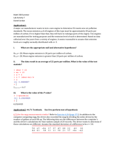 Math 338 Summer Lab Activity 7 Daniel Jordan Application1: A