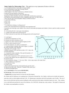 Study Guide For Meteorology Test – This guide in no way represents