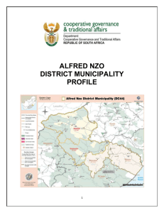 Alfred Nzo - Department of Agriculture, Forestry and Fisheries