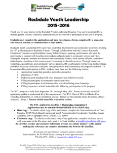 RYL Application - 2015 2016 - Rockdale County Public Schools