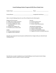 the SLU GCSP Plan of Study Form.
