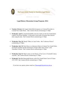 Legal History Discussion Group Program: 2014