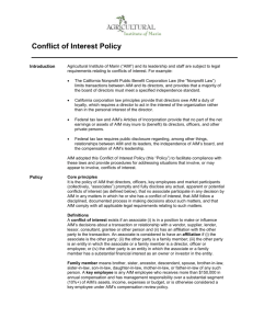 AIM Conflict of Interest Policy