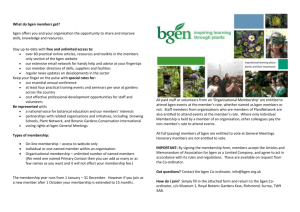 Membership form 2015 - Botanic Gardens Education Network