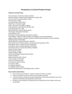 Perspectives on Livestock Producer Groups