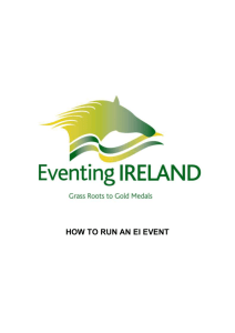 How to Run an Event