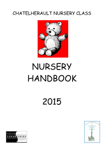 Nursery Handbook - Chatelherault Primary School