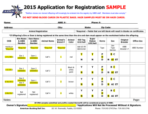 2015 Registration Application SAMPLE