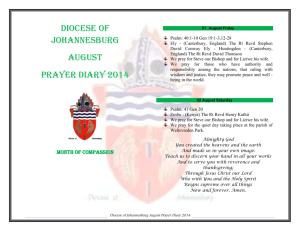 Prayer Diary 2014