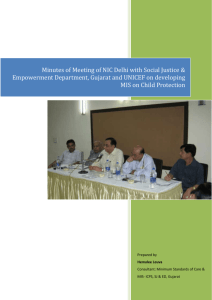 1st meeting with NIC Delhi & SJ &ED- May 2012