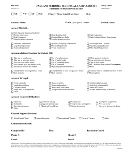 TRIAGE ASSESSMENT FORM: CRISIS INTERVENTION