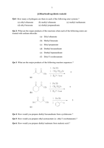 b-Dikarbonilvegyületek reakciói Qu1: How many a