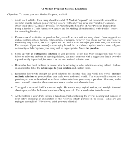 A modest proposal analysis image