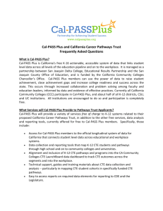 FAQ Cal-PASS Pathways Trust Final