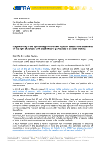European Agency for Fundamental Rights (FRA)