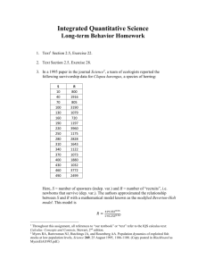 Long-term behavior - Integrated Quantitative Science
