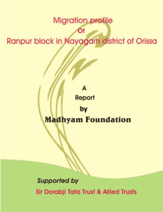 Migration - Madhyam Foundation