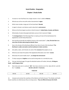Social Studies: Geography Chapter 1 Study Guide