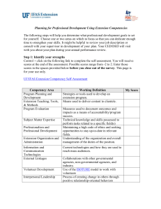 Microsoft Word - Extension self assessment of competencies