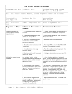 Job Hazard Analysis Worksheet - MCCS Lejeune