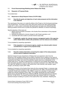 Outline for *Preliminary Study Concepts and 2002 Data Collection